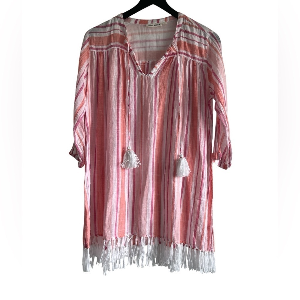 Roller Rabbit Lightweight Striped Cover-Up Size Small